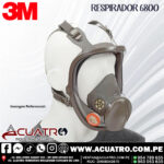 RESPIRADOR DE CARA COMPLETA SERIE 6800 3M - Imagen 2