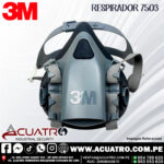 RESPIRADOR MEDIA CARA DE SILICONA SERIE 7503(L) 3M - Imagen 3