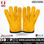GUANTES DE BADANA AMARILLO NACIONAL