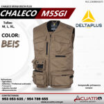 CHALECO IMPORTADO M5SGI EN LA MARCA DELTA PLUS ( BEIS )