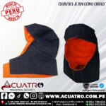 CHAVITO JEAN CON FORRO NARANJA ( PARA SOLDAR )