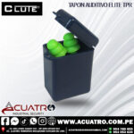 TAPON AUDITIVO EN ESTUCHE  ELITE TPR CLUTE (100 UNI )