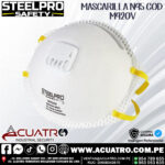 MASCARILLA DESCARTABLE BLANCA N95 COD M920V MARCA STEELPRO - Imagen 2