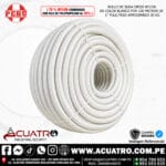 ROLLO DE SOGA DRIZA NYLON EN COLOR BLANCO POR 100 METROS DE 1" PULG PESO APROXIMADO 30 KG