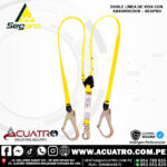 ARNÉS  DE SEGURIDAD DE 3 ANILLOS MAS LINEA DE VIDA EN LA MARCA SEGPRO - Imagen 2