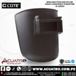 MASCARA P/SOLDAR NYLON VISOR LEVANTABLE P/ADAPTABLE AL CASCO MARCA CLUTE