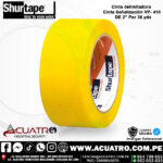 CINTA DELIMITADORA SEÑALIZACIÒN  VP-410 2" POR 36  YDS COLOR AMARILLO MARCA SHURTAPE