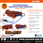 CINTURÓN MODELO AMERICANO CUERO GAMUZADO MAIKOL  (  Código CPMACG )