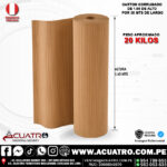 ROLLO DE CARTON CORRUGADO POR 50 MTS DE LARGO ( EQUIVALE A 20 KILOS )