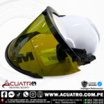 CARETA VISOR FLASH 2 ( PARA ARCO ELECTRICO ) 14 cal/cm², MARCA DELTA PLUS ( INCLUYE CASCO 3M - CLIP LIBUS )