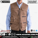 CHALECO GEÓLOGO COLOR MARRON EN LA MARCA NANOOK COD MAX12