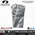 GUANTES ALUMINIZADO PARA ALTA TEMPERATURA DE 18" PULGADAS EN LA MARCA DICKSON