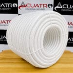 ROLLO DE SOGA DRIZA NYLON EN COLOR BLANCO DE 5/8" PULG POR 80 METROS DE LARGO PESO APROXIMADO 10 KG - Imagen 4