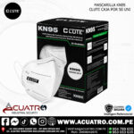 MASCARILLA DESCARTABLE KN95 CAJA POR 50 UNIDADES EN LA MARCA CLUTE