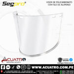 VISOR DE POLICARBONATO CON FILO DE ALUMINIO MARCA SEGPRO