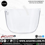 VISOR DE POLICARBONATO CON FILO DE ALUMINIO MARCA CLUTE