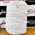 ROLLO DE SOGA DRIZA NYLON EN COLOR BLANCO POR 200 METROS DE 1/4" PULG PESO APROXIMADO 5 KG - Imagen 3