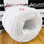 ROLLO  DE SOGA DRIZA NYLON EN COLOR BLANCO POR 250 METROS DE 5/16" PULG PESO APROXIMADO 10 KG - Imagen 3