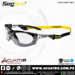 LENTES DE SEGURIDAD ANTI-IMPACTOS MOD ACTION MARCA SEGPRO (CON ESPUMA)