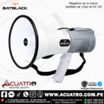 MEGÁFONO RECARGABLE DE 120W ( Sirena, Bluetooth Y Usb Bt-mf120 Color Blanco )