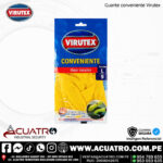 GUANTES DE LAVANDERIA COLOR AMARILLO CONVENIENTE MARCA VIRUTEX