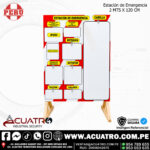 ESTACIÓN DE EMERGENCIA DE MADERA TRIPLEY MEDIDAS 2 MTS X 120 CM
