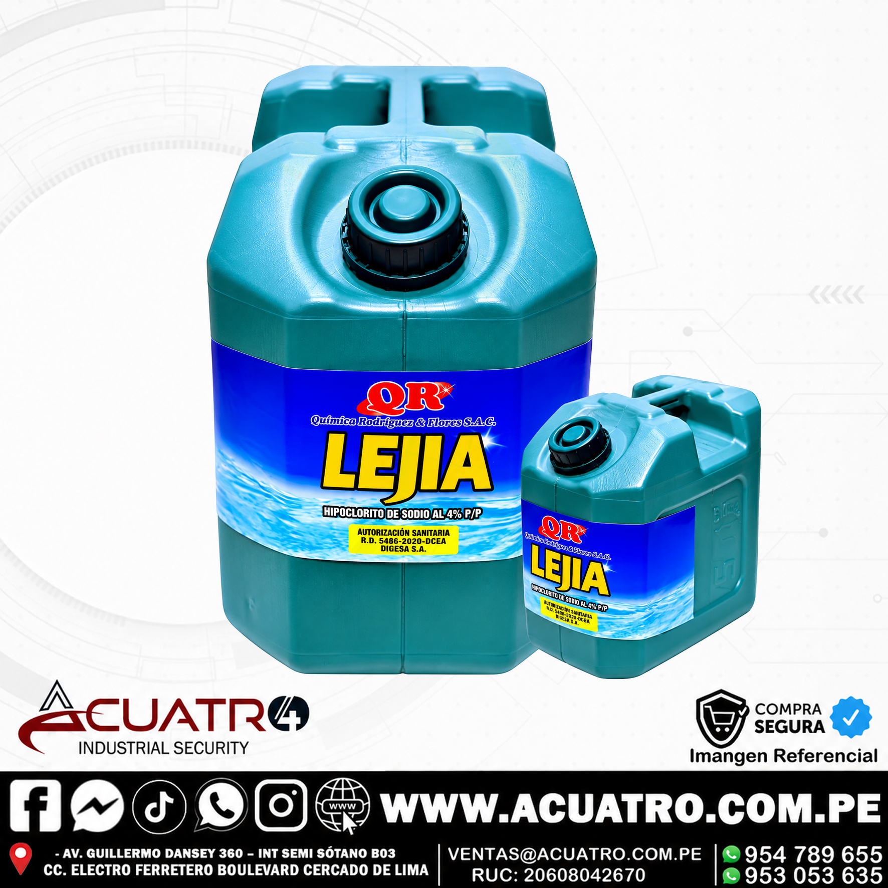 406 LEJÌA DE BIDÒN MARCA QR - Imagen 1