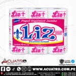 ROLLO DE PAPEL HIGIÉNICO JUMBO X POR 6 UNIDADES LIZ