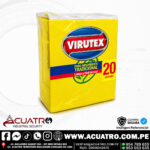 PAÑO TRADICIONAL  AMARILLO POR 20 UNIDADES VIRUTEX