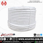 ROLLO DE SOGA DRIZA NYLON EN COLOR BLANCO DE 1/2" POR 100 METROS DE LARGO PESO APROXIMADO 10 KG