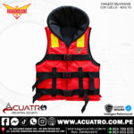 CHALECO SALVAVIDAS MOD - TIBURON CON CUELLO ADULTOS