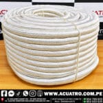 ROLLO DE SOGA DRIZA NYLON EN COLOR BLANCO POR 100 METROS DE 3/4" PULG PESO APROXIMADO 20 KG - Image 4
