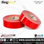 CINTA REFLECTIVA DE 2" COLOR ROJO POR (45.72 m.) M/SEGPRO