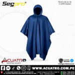 PONCHO DE PVC DE 0.32mm EN LA MARCA SEGPRO TALLA UNICA C/AZUL