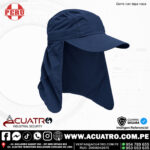 GORRA DRILL CON TAPA SOL ( TAPA NUCA ) - Imagen 2