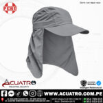 GORRA DRILL CON TAPA SOL ( TAPA NUCA ) - Imagen 3