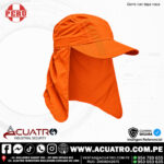 GORRA DRILL CON TAPA SOL ( TAPA NUCA ) - Imagen 4