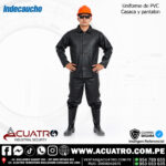 UNIFORME DE JEBE ( CASACA Y PANTALÓN ) EN LA MARCA INDECAUCHO
