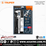 Calibrador vernier digital 6 acero inox std y mm Truper - cod 14388
