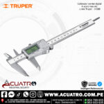 Calibrador vernier digital 6 acero inox std y mm Truper - cod 14388 - Imagen 2