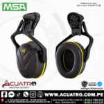 OREJERA ADAPTABLE AL CASCO COD 10190357 27 FRANJA AMARILLA MSA V-Gard